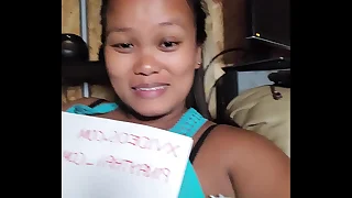 Verification video Asian Pinay Thai Latina teen